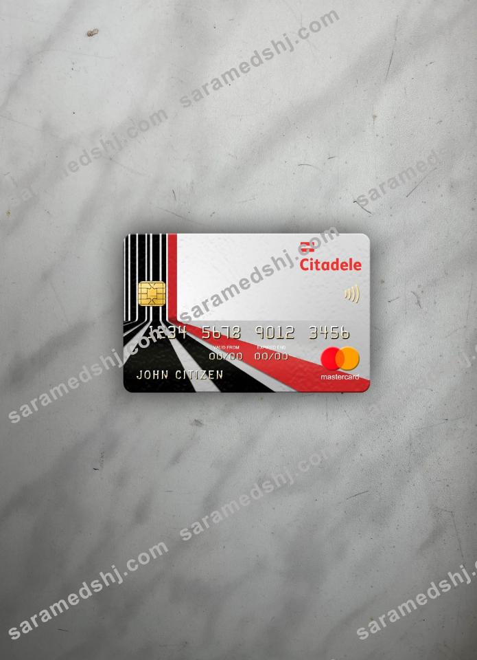 Lithuania (Litva) Citadele bank mastercard photolook front
